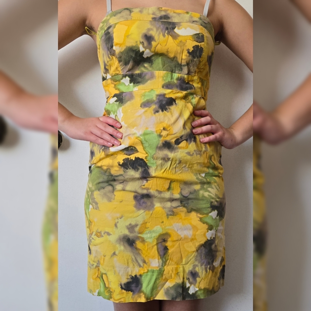 New York & Company Abstract Dress Sz 2